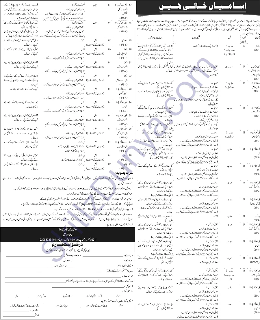 Pakistan Army Jobs 2026 — Technicians, Mechanics — Official Newspaper Advertisement | SkillzDunya