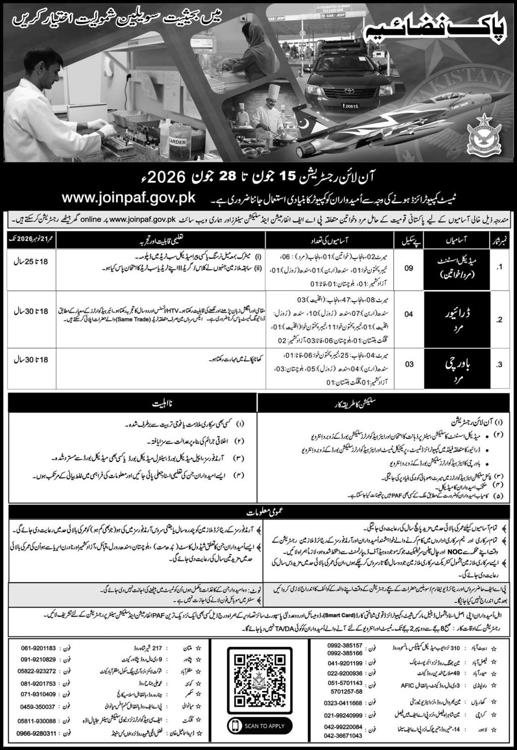 Air Force Civilian Jobs 2026 2026 — Official Newspaper Advertisement | SkillzDunya