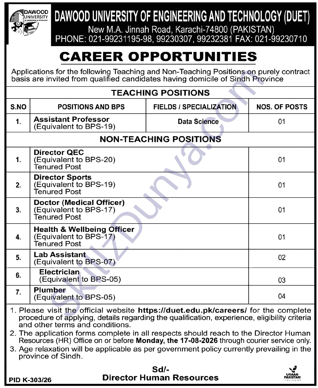 Karachi Institute of Power Engineering Jobs 2026 — Teaching, Non-Teaching — Official Newspaper Advertisement | SkillzDunya