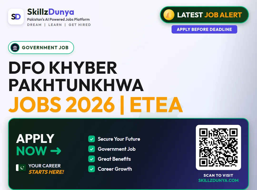 Dfo Khyber — Dfo Khyber Pakhtunkhwa Jobs 2026 | ETEA Pakistan