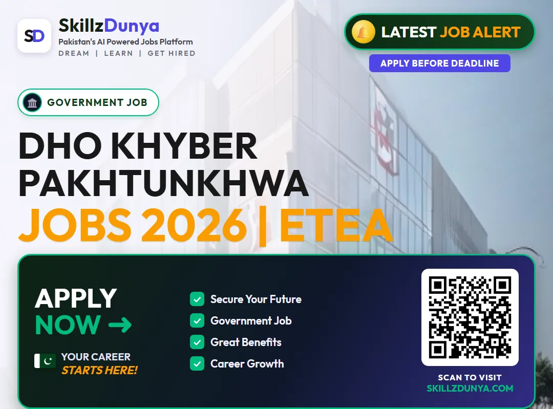 Dho Khyber Pakhtunkhwa Jobs 2026 | ETEA — Official Newspaper Advertisement | SkillzDunya