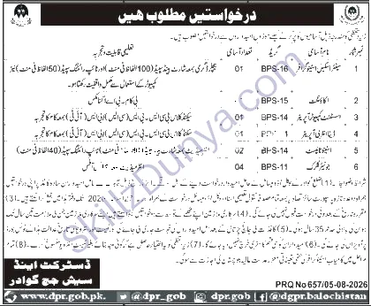 District and Session Court (SESSIONCOURTS) Balochistan Jobs 2026 — Court Assistant, Chief Assistant, Court Clerk | Walk-in Interview — Official Newspaper Advertisement | SkillzDunya