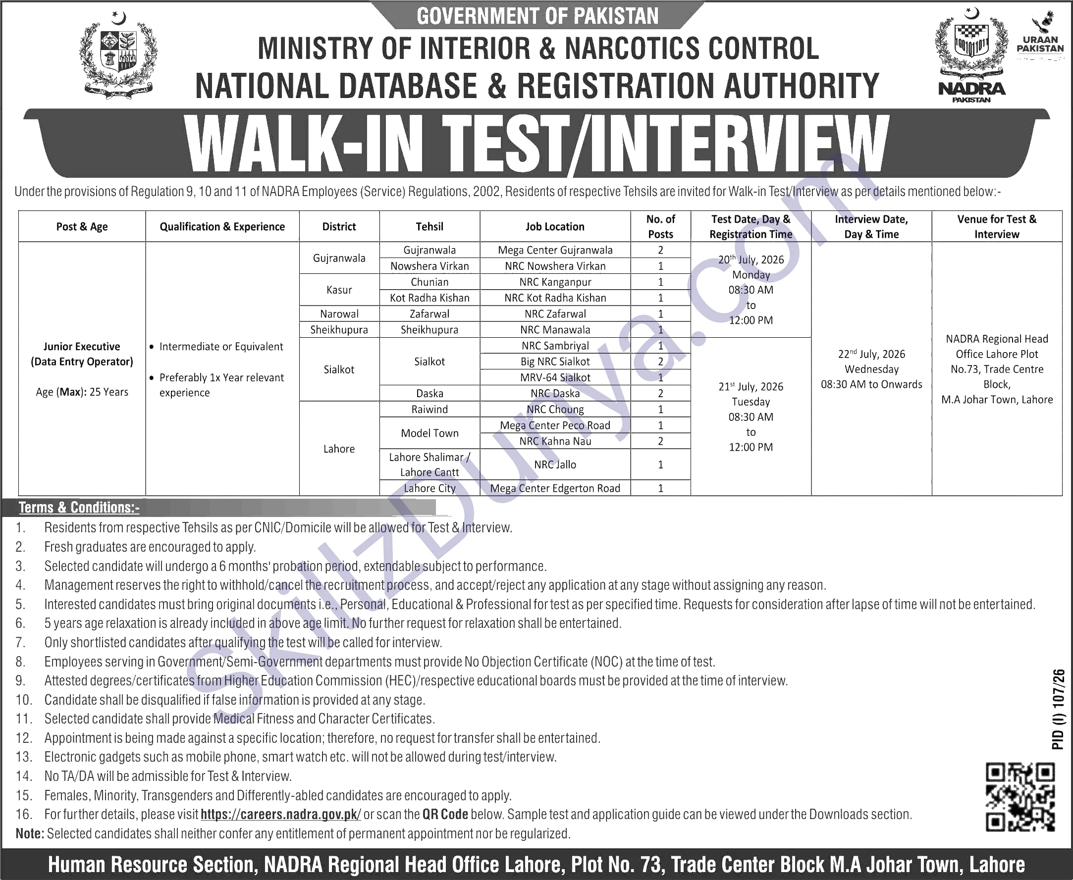 Junior Executive — Junior Executive Jobs 2026 Pakistan