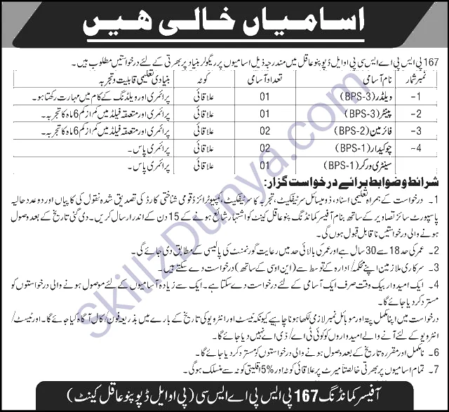 Pakistan Oilfields Limited (POL) Jobs 2026 — Chowkidar, Fireman, Welder — Official Newspaper Advertisement | SkillzDunya