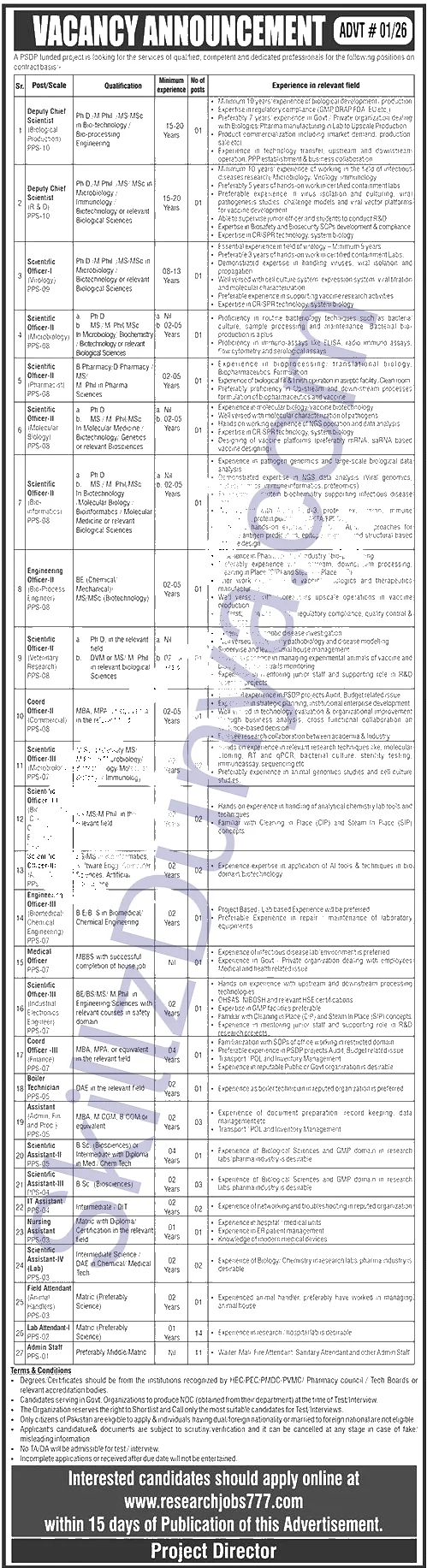 Pakistan Atomic Energy Commission (PAEC) Islamabad Jobs 2026 — Admin, Coord Officer-III (Finance) & 16 More Posts — Official Newspaper Advertisement | SkillzDunya