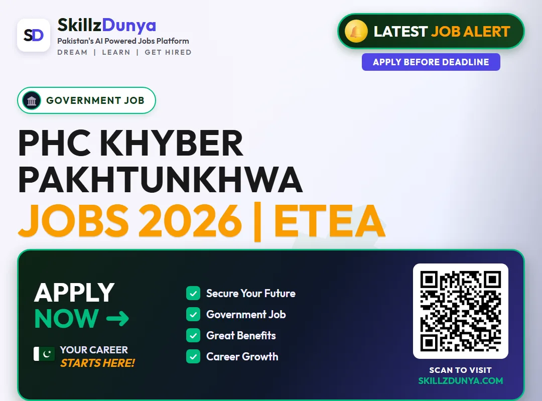 Phc Bannu Bench — PHC Khyber Pakhtunkhwa Jobs 2026 | ETEA Pakistan