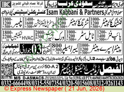 Official Department — Pipe Fitter Karachi Jobs 2026 — Pipe Fitter | Apply Online Pakistan 2026