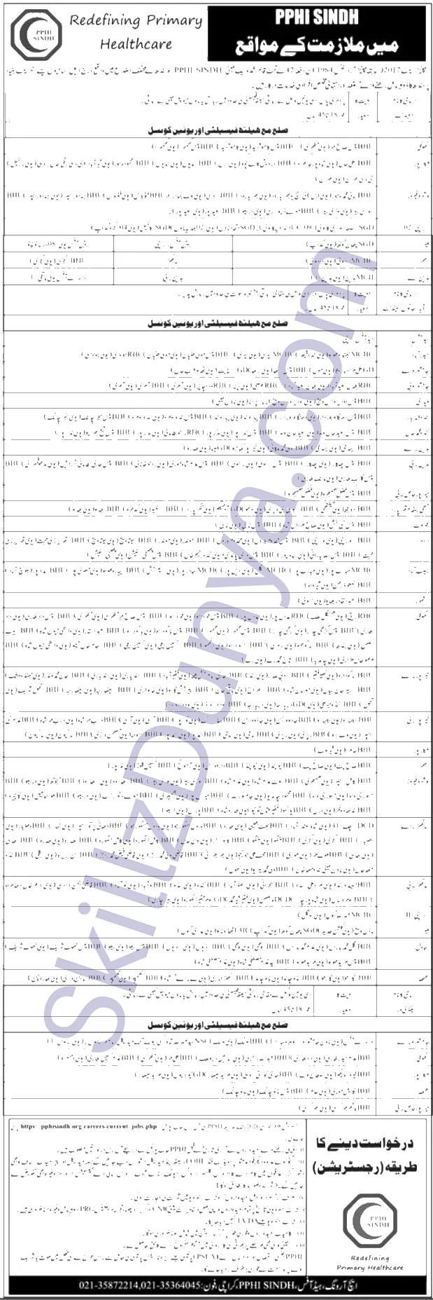 Pphi Jobs 2026 — Aya, Attendant (Female) & 2 More Posts 2026 — Official Newspaper Advertisement | SkillzDunya