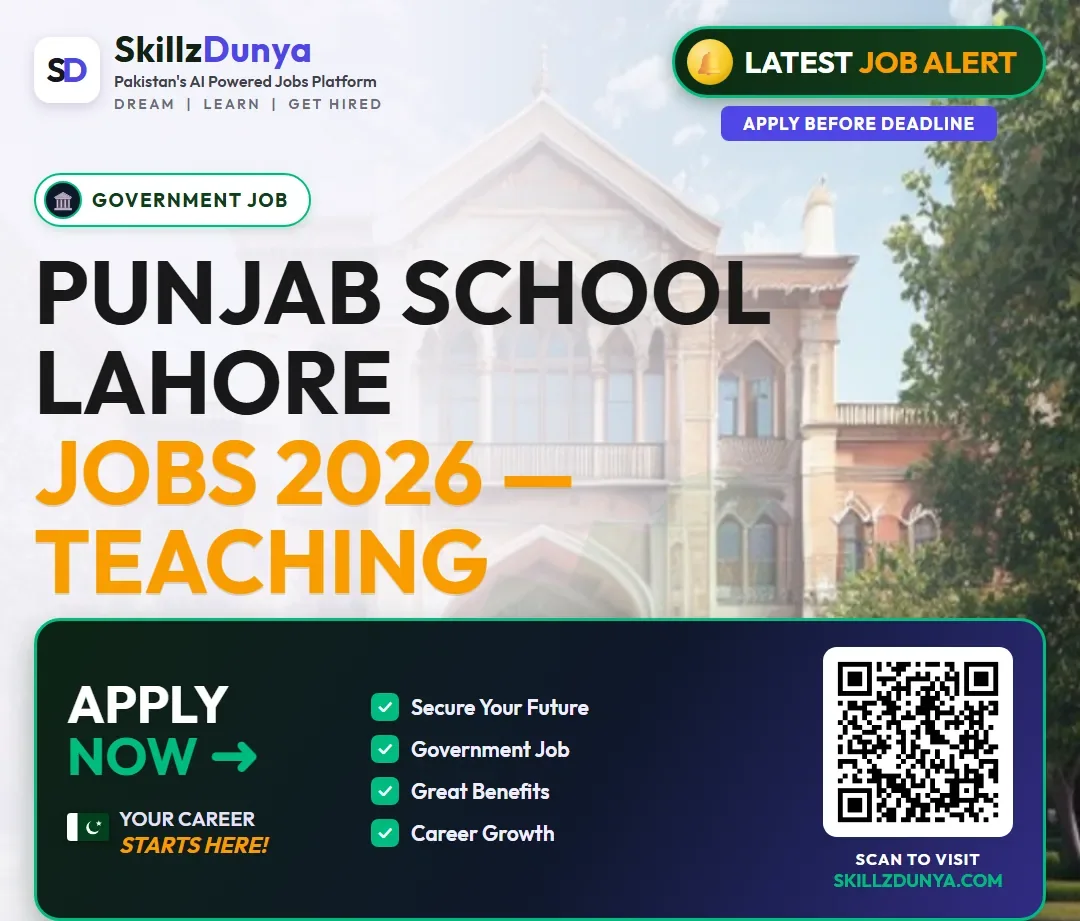 The Punjab School — Punjab School Lahore Jobs 2026 — Teaching Pakistan